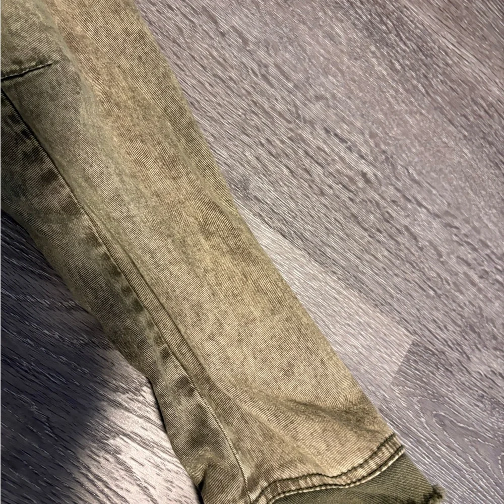 Free People Olive Green Asymmetrical Moto Jacket - Picture 6 of 10